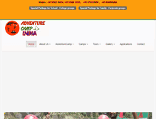 Tablet Screenshot of adventurecampindia.com